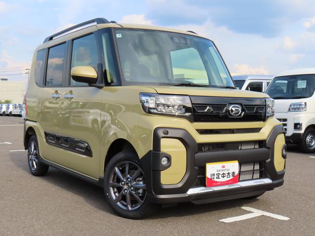 タントファンクロス４ＷＤ　ＣＶＴ　６６０ｃｃ　両側電動スライドドア　衝突被害軽減ブレーキ　横滑り防止装置　ＡＢＳ　アイドリングストップ　プッシュボタンスタート　オートエアコン　前席シートヒーター　届出済未使用車（福島県）の中古車