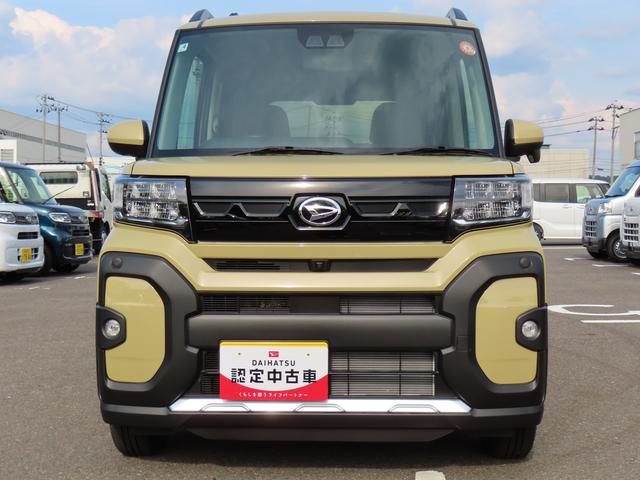 タントファンクロス４ＷＤ　ＣＶＴ　６６０ｃｃ　両側電動スライドドア　衝突被害軽減ブレーキ　横滑り防止装置　ＡＢＳ　アイドリングストップ　プッシュボタンスタート　オートエアコン　前席シートヒーター　届出済未使用車（福島県）の中古車