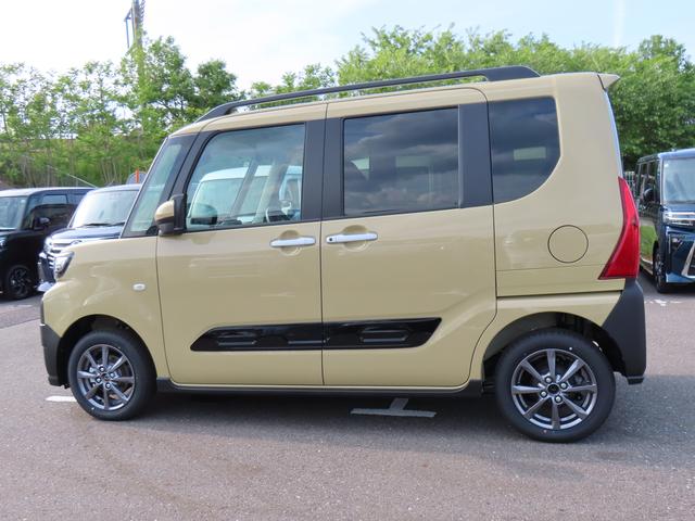 タントファンクロス４ＷＤ　ＣＶＴ　６６０ｃｃ　両側電動スライドドア　衝突被害軽減ブレーキ　横滑り防止装置　ＡＢＳ　アイドリングストップ　プッシュボタンスタート　オートエアコン　前席シートヒーター　届出済未使用車（福島県）の中古車