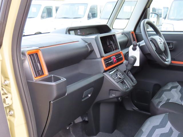 タントファンクロス４ＷＤ　ＣＶＴ　６６０ｃｃ　両側電動スライドドア　衝突被害軽減ブレーキ　横滑り防止装置　ＡＢＳ　アイドリングストップ　プッシュボタンスタート　オートエアコン　前席シートヒーター　届出済未使用車（福島県）の中古車