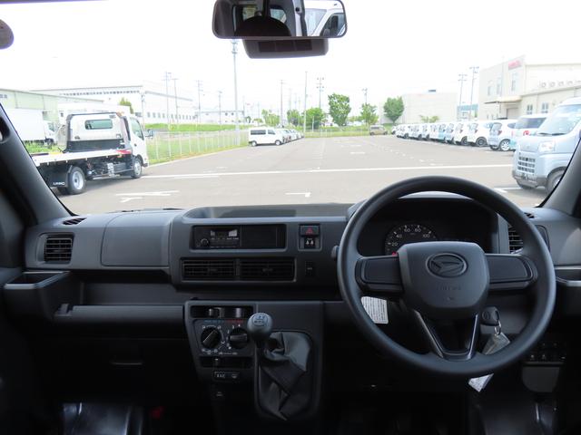 ハイゼットカーゴＤＸ４ＷＤ　５速マニュアル　６６０ｃｃ　衝突被害軽減ブレーキ　横滑り防止装置　ＡＢＳ　アイドリングストップ　両側スライドドア　マニュアルエアコン　パワーステアリング　前席パワーウィンドウ　届出済未使用車（福島県）の中古車