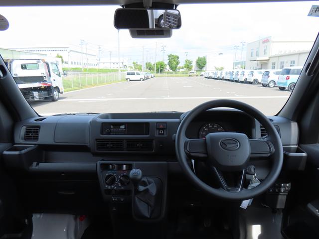 ハイゼットカーゴＤＸ４ＷＤ　６６０ｃｃ　５速マニュアル　衝突被害軽減ブレーキ　横滑り防止装置　ＡＢＳ　アイドリングストップ　両側スライドドア　マニュアルエアコン　パワーステアリング　前席パワーウィンドウ　届出済未使用車（福島県）の中古車