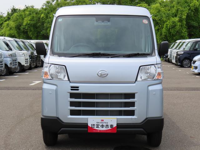 ハイゼットカーゴＤＸ４ＷＤ　５速マニュアル　６６０ｃｃ　衝突被害軽減ブレーキ　横滑り防止装置　ＡＢＳ　アイドリングストップ　マニュアルエアコン　パワーステアリング　前席パワーウィンドウ　リヤヒーター　届出済未使用車（福島県）の中古車