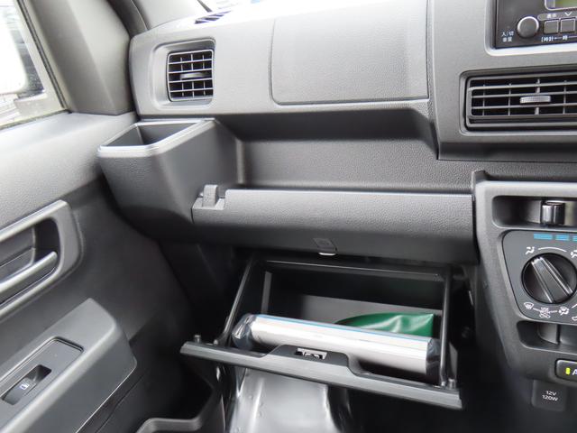 ハイゼットカーゴＤＸ４ＷＤ　５速マニュアル　６６０ｃｃ　衝突被害軽減ブレーキ　横滑り防止装置　ＡＢＳ　アイドリングストップ　マニュアルエアコン　パワーステアリング　前席パワーウィンドウ　リヤヒーター　届出済未使用車（福島県）の中古車
