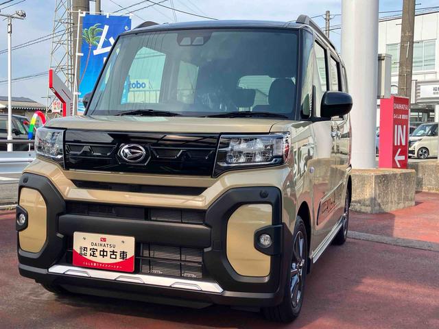 タントファンクロス2WD CVT 660cc 衝突被害軽減ブレーキ 横滑り防止装置 ABS サイドエアバッグ 両側電動スライドドア アイドリングストップ プッシュボタンスタート オートエアコン 前席シートヒーター(福島県)の中古車