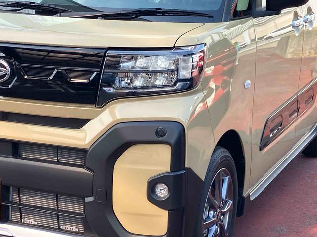 タントファンクロス2WD CVT 660cc 衝突被害軽減ブレーキ 横滑り防止装置 ABS サイドエアバッグ 両側電動スライドドア アイドリングストップ プッシュボタンスタート オートエアコン 前席シートヒーター(福島県)の中古車
