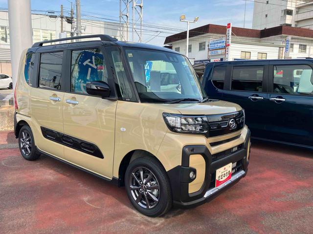 タントファンクロス2WD CVT 660cc 衝突被害軽減ブレーキ 横滑り防止装置 ABS サイドエアバッグ 両側電動スライドドア アイドリングストップ プッシュボタンスタート オートエアコン 前席シートヒーター(福島県)の中古車