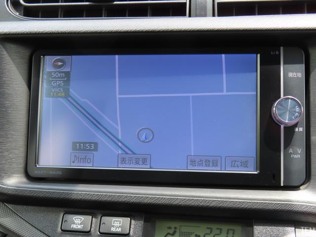 アクアＧ２ＷＤ　ＣＶＴ　１５００ｃｃ　ハイブリッド　カーナビ　オートエアコン　分割可倒式リヤシート　運転席・助手席エアバッグ　ＡＢＳ　トラクションコントロール　電動格納ドアミラー　キーレスエントリー（福島県）の中古車