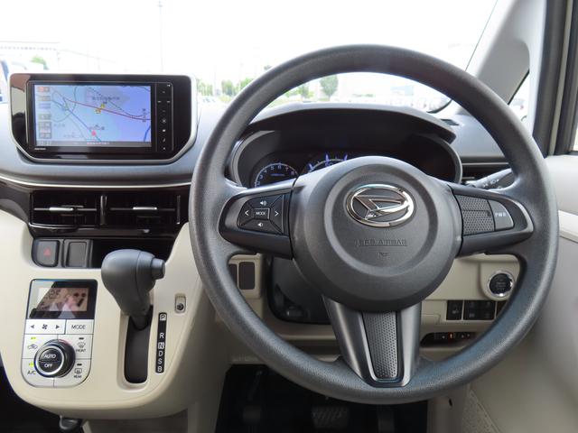 ムーヴＸ　ＳＡIII２ＷＤ　ＣＶＴ　６６０ｃｃ　ナビ　バックモニター　オートエアコン　ＥＴＣ車載器　衝突被害軽減ブレーキ　横滑り防止装置　ＡＢＳ　アイドリングストップ　プッシュボタンスタート　ベンチシート　スマートキー（福島県）の中古車