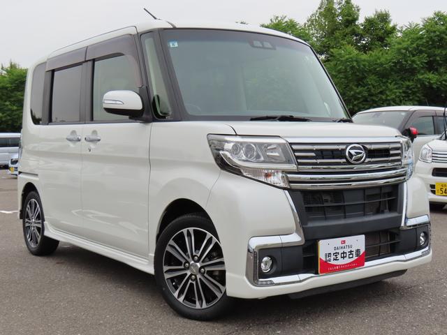 タントカスタムＲＳ　トップエディションＳＡIII２ＷＤ　ＣＶＴ　６６０ｃｃ　ターボ　ナビ　バックモニター　ＥＴＣ車載器　衝突被害軽減ブレーキ　横滑り防止装置　ＡＢＳ　アイドリングストップ　プッシュボタンスタート　両側電動スライドドア（福島県）の中古車
