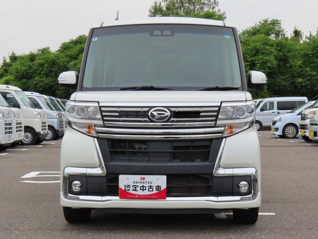 タントカスタムＲＳ　トップエディションＳＡIII２ＷＤ　ＣＶＴ　６６０ｃｃ　ターボ　ナビ　バックモニター　ＥＴＣ車載器　衝突被害軽減ブレーキ　横滑り防止装置　ＡＢＳ　アイドリングストップ　プッシュボタンスタート　両側電動スライドドア（福島県）の中古車