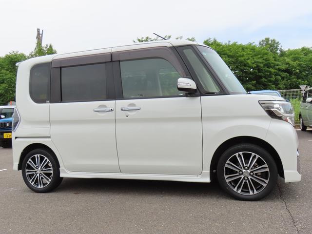 タントカスタムＲＳ　トップエディションＳＡIII２ＷＤ　ＣＶＴ　６６０ｃｃ　ターボ　ナビ　バックモニター　ＥＴＣ車載器　衝突被害軽減ブレーキ　横滑り防止装置　ＡＢＳ　アイドリングストップ　プッシュボタンスタート　両側電動スライドドア（福島県）の中古車