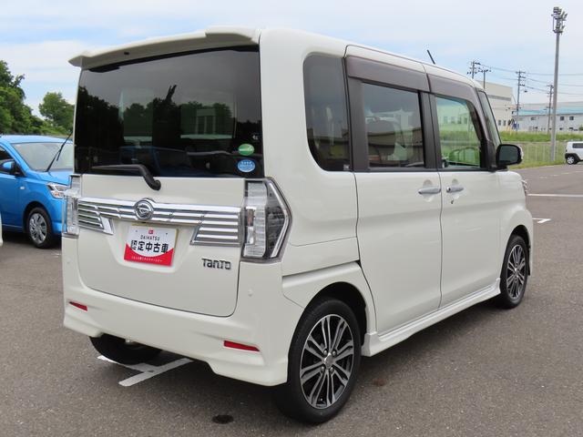 タントカスタムＲＳ　トップエディションＳＡIII２ＷＤ　ＣＶＴ　６６０ｃｃ　ターボ　ナビ　バックモニター　ＥＴＣ車載器　衝突被害軽減ブレーキ　横滑り防止装置　ＡＢＳ　アイドリングストップ　プッシュボタンスタート　両側電動スライドドア（福島県）の中古車