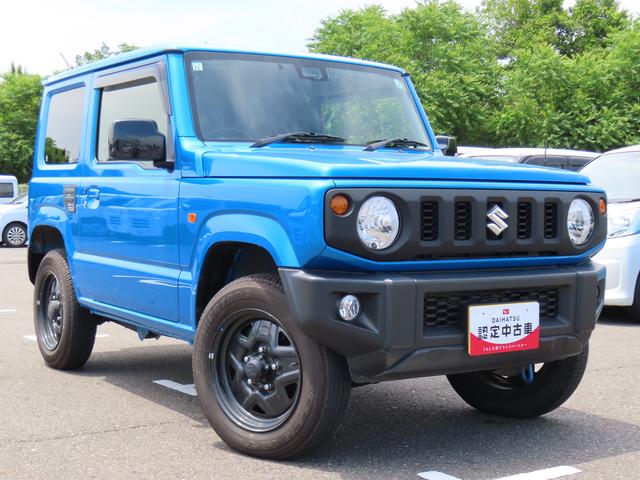 ジムニーXLパートタイム4WD(高低二段切替式) フロア4AT 660cc デュアルセンサーブレーキサポート サイド・カーテンシールドエアバッグ ナビ 前後ドライブレコーダー ETC車載器 シートヒーター(福島県)の中古車