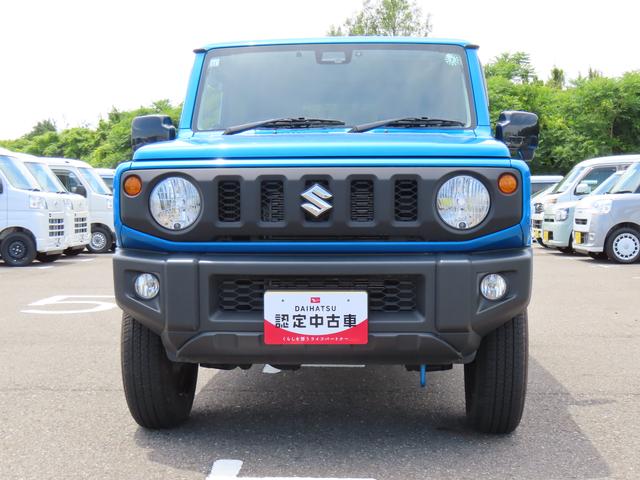 ジムニーXLパートタイム4WD(高低二段切替式) フロア4AT 660cc デュアルセンサーブレーキサポート サイド・カーテンシールドエアバッグ ナビ 前後ドライブレコーダー ETC車載器 シートヒーター(福島県)の中古車