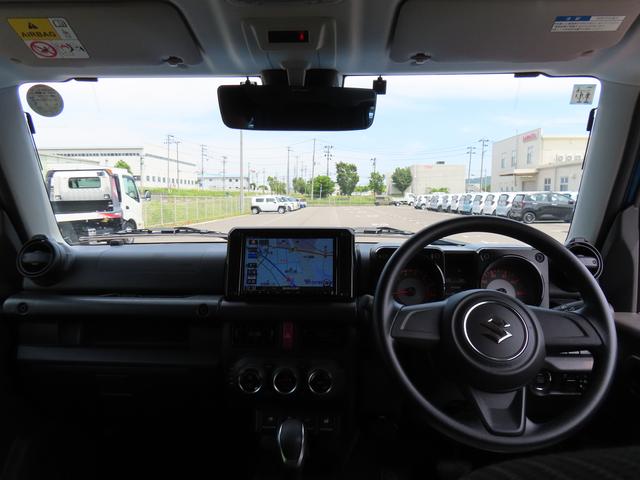 ジムニーＸＬパートタイム４ＷＤ（高低二段切替式）　フロア４ＡＴ　６６０ｃｃ　デュアルセンサーブレーキサポート　サイド・カーテンシールドエアバッグ　ナビ　前後ドライブレコーダー　ＥＴＣ車載器　シートヒーター（福島県）の中古車