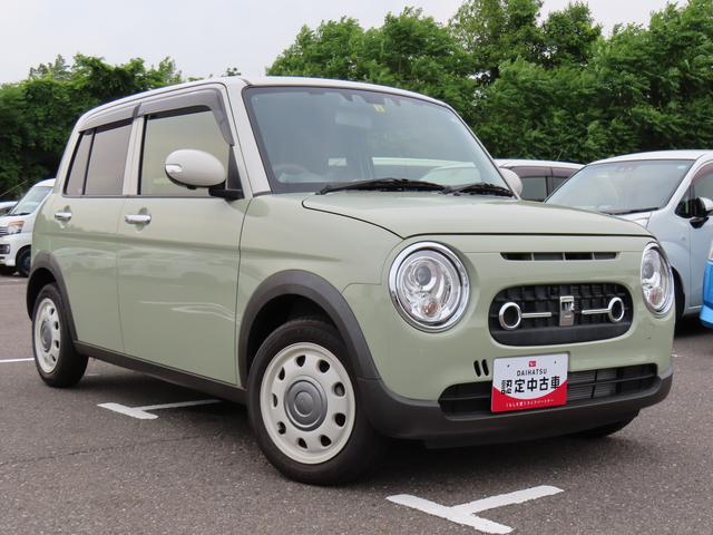 アルトラパンＬＣＸ２ＷＤ　ＣＶＴ　６６０ｃｃ　デュアルカメラブレーキサポート　カーナビ　全方位モニター　運転席・助手席エアバッグ　アイドリングストップ　プッシュボタンスタート　前席シートヒーター　木目調パネル（福島県）の中古車