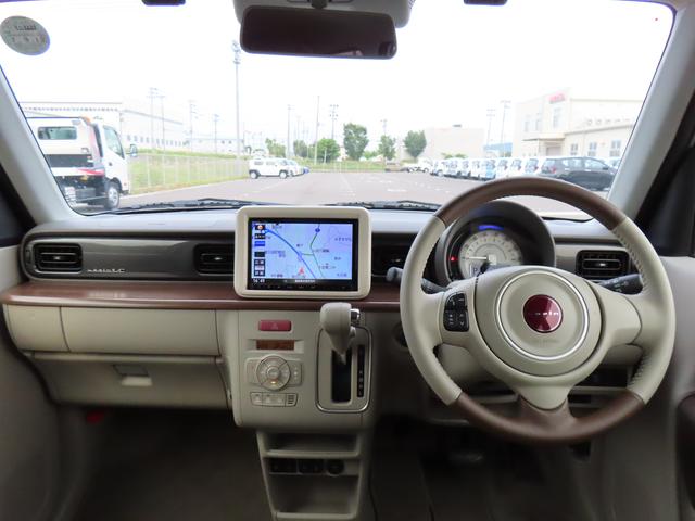 アルトラパンＬＣＸ２ＷＤ　ＣＶＴ　６６０ｃｃ　デュアルカメラブレーキサポート　カーナビ　全方位モニター　運転席・助手席エアバッグ　アイドリングストップ　プッシュボタンスタート　前席シートヒーター　木目調パネル（福島県）の中古車