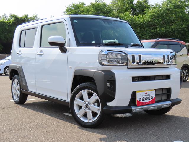 タフトＧ　クロムベンチャー４ＷＤ　ＣＶＴ　６６０ｃｃ　スカイフィールトップ　ナビ　バックモニター　ドライブレコーダー　衝突被害軽減ブレーキ　横滑り防止装置　ＡＢＳ　アイドリングストップ　プッシュボタンスタート　シートヒーター（福島県）の中古車