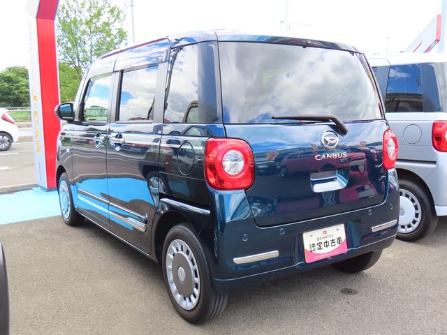 ムーヴキャンバスセオリーＧターボ２ＷＤ　ＣＶＴ　６６０ｃｃ　クルーズコントロール　ナビ　全方位モニター　ＥＴＣ車載器　衝突被害軽減ブレーキ　横滑り防止装置　ＡＢＳ　両側電動スライドドア　アイドリングストップ　プッシュボタンスタート（福島県）の中古車