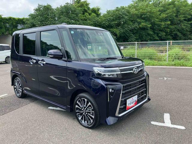 タントカスタムＲＳ２ＷＤ　ＣＶＴ　６６０ｃｃ　ターボ　ナビ　全方位モニター　ドライブレコーダー　衝突被害軽減ブレーキ　横滑り防止装置　ＡＢＳ　アイドリングストップ　プッシュボタンスタート　両側電動スライドドア（福島県）の中古車