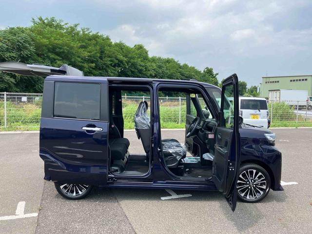 タントカスタムＲＳ２ＷＤ　ＣＶＴ　６６０ｃｃ　ターボ　ナビ　全方位モニター　ドライブレコーダー　衝突被害軽減ブレーキ　横滑り防止装置　ＡＢＳ　アイドリングストップ　プッシュボタンスタート　両側電動スライドドア（福島県）の中古車