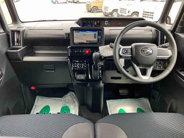 タントカスタムＲＳ２ＷＤ　ＣＶＴ　６６０ｃｃ　ターボ　ナビ　全方位モニター　ドライブレコーダー　衝突被害軽減ブレーキ　横滑り防止装置　ＡＢＳ　アイドリングストップ　プッシュボタンスタート　両側電動スライドドア（福島県）の中古車