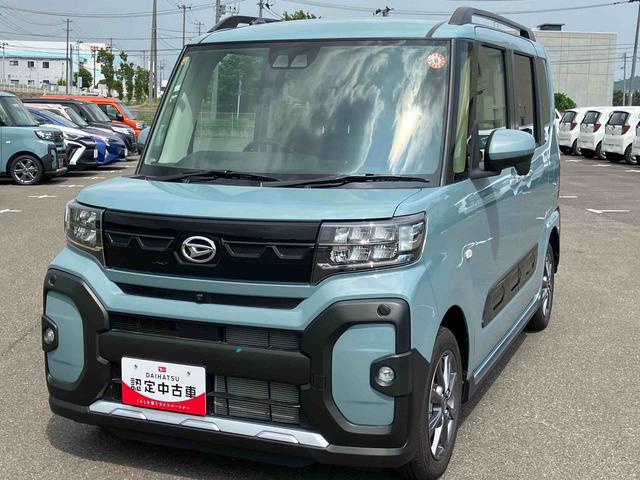 タントファンクロス２ＷＤ　ＣＶＴ　６６０ｃｃ　衝突被害軽減ブレーキ　横滑り防止装置　ＡＢＳ　サイドエアバッグ　ベンチシート　アイドリングストップ　プッシュボタンスタート　オートエアコン　両側電動スライドドア（福島県）の中古車