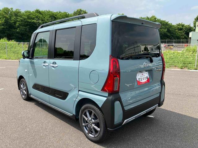 タントファンクロス２ＷＤ　ＣＶＴ　６６０ｃｃ　衝突被害軽減ブレーキ　横滑り防止装置　ＡＢＳ　サイドエアバッグ　ベンチシート　アイドリングストップ　プッシュボタンスタート　オートエアコン　両側電動スライドドア（福島県）の中古車