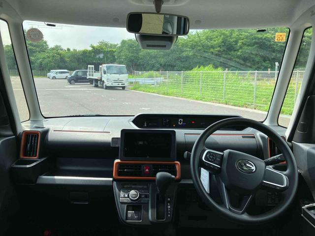 タントファンクロス２ＷＤ　ＣＶＴ　６６０ｃｃ　衝突被害軽減ブレーキ　横滑り防止装置　ＡＢＳ　サイドエアバッグ　ベンチシート　アイドリングストップ　プッシュボタンスタート　オートエアコン　両側電動スライドドア（福島県）の中古車