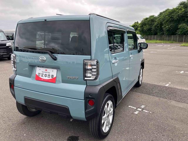 タフトＧ２ＷＤ　ＣＶＴ　６６０ｃｃ　スカイフィールトップ　衝突被害軽減ブレーキ　横滑り防止装置　ＡＢＳ　アイドリングストップ　プッシュボタンスタート　前席シートヒーター　サイドエアバッグ（福島県）の中古車