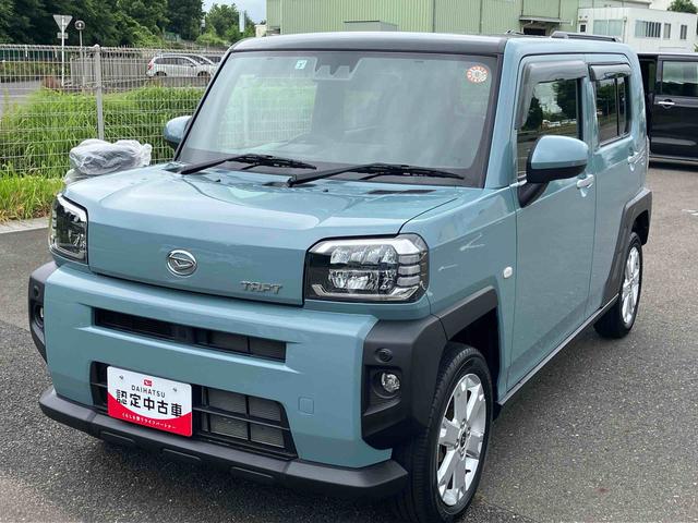 タフトＧ２ＷＤ　ＣＶＴ　６６０ｃｃ　スカイフィールトップ　衝突被害軽減ブレーキ　横滑り防止装置　ＡＢＳ　アイドリングストップ　プッシュボタンスタート　前席シートヒーター　サイドエアバッグ（福島県）の中古車