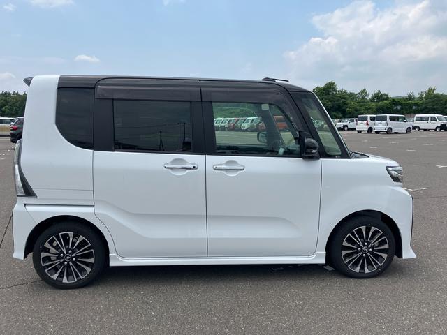 タントカスタムＲＳ２ＷＤ　ＣＶＴ　ターボ　社外ナビ・バックモニター　社外ドラレコ　両側電動スライドドア　衝突被害軽減ブレーキ　横滑り防止装置　ＡＢＳ　アイドリングストップ　前席シートヒーター　プッシュボタンスタート（福島県）の中古車