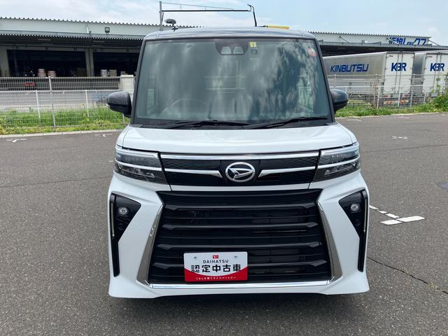 タントカスタムＲＳ２ＷＤ　ＣＶＴ　ターボ　社外ナビ・バックモニター　社外ドラレコ　両側電動スライドドア　衝突被害軽減ブレーキ　横滑り防止装置　ＡＢＳ　アイドリングストップ　前席シートヒーター　プッシュボタンスタート（福島県）の中古車
