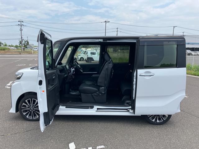 タントカスタムＲＳ２ＷＤ　ＣＶＴ　ターボ　社外ナビ・バックモニター　社外ドラレコ　両側電動スライドドア　衝突被害軽減ブレーキ　横滑り防止装置　ＡＢＳ　アイドリングストップ　前席シートヒーター　プッシュボタンスタート（福島県）の中古車