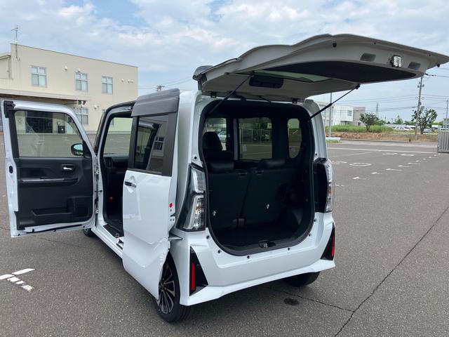 タントカスタムＲＳ２ＷＤ　ＣＶＴ　ターボ　社外ナビ・バックモニター　社外ドラレコ　両側電動スライドドア　衝突被害軽減ブレーキ　横滑り防止装置　ＡＢＳ　アイドリングストップ　前席シートヒーター　プッシュボタンスタート（福島県）の中古車