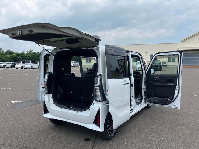 タントカスタムＲＳ２ＷＤ　ＣＶＴ　ターボ　社外ナビ・バックモニター　社外ドラレコ　両側電動スライドドア　衝突被害軽減ブレーキ　横滑り防止装置　ＡＢＳ　アイドリングストップ　前席シートヒーター　プッシュボタンスタート（福島県）の中古車