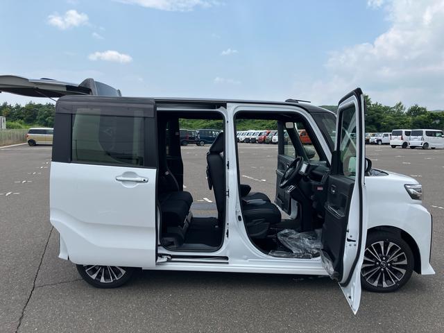 タントカスタムＲＳ２ＷＤ　ＣＶＴ　ターボ　社外ナビ・バックモニター　社外ドラレコ　両側電動スライドドア　衝突被害軽減ブレーキ　横滑り防止装置　ＡＢＳ　アイドリングストップ　前席シートヒーター　プッシュボタンスタート（福島県）の中古車