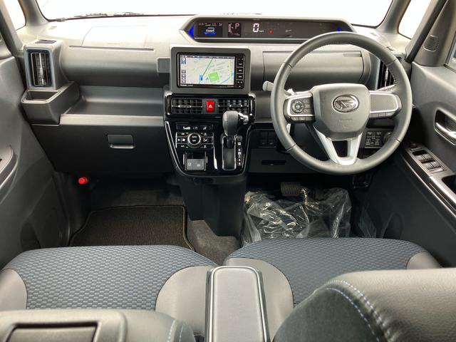 タントカスタムＲＳ２ＷＤ　ＣＶＴ　ターボ　社外ナビ・バックモニター　社外ドラレコ　両側電動スライドドア　衝突被害軽減ブレーキ　横滑り防止装置　ＡＢＳ　アイドリングストップ　前席シートヒーター　プッシュボタンスタート（福島県）の中古車