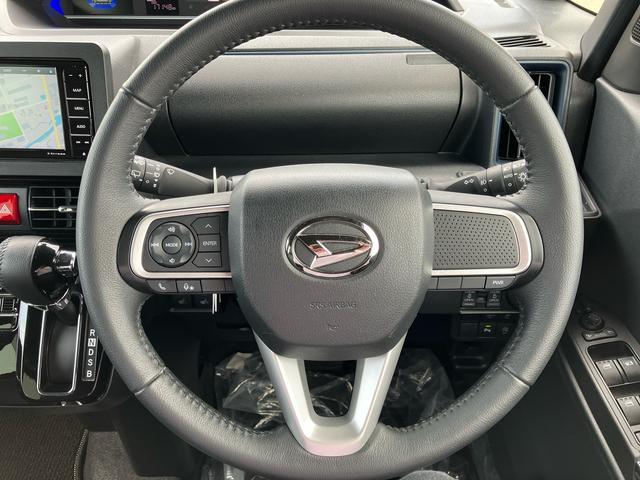 タントカスタムＲＳ２ＷＤ　ＣＶＴ　ターボ　社外ナビ・バックモニター　社外ドラレコ　両側電動スライドドア　衝突被害軽減ブレーキ　横滑り防止装置　ＡＢＳ　アイドリングストップ　前席シートヒーター　プッシュボタンスタート（福島県）の中古車