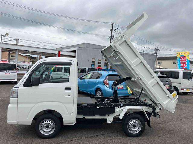 ハイゼットトラック多目的ダンプＨ／Ｌ切替４ＷＤ　５速マニュアル　ＰＴＯ式多目的ダンプ　リヤ４枚リーフスプリング　エアコン　パワーステアリング　横滑り防止装置　運転席・助手席エアバッグ　荷台作業灯　アイドリングストップ（福島県）の中古車
