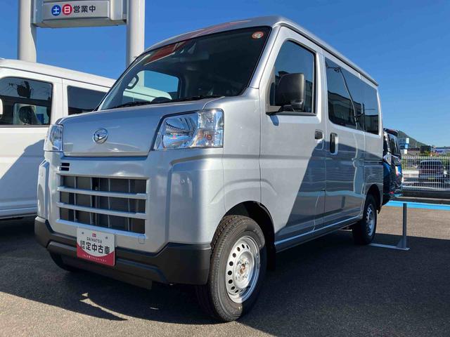 ハイゼットカーゴＤＸ４ＷＤ　ＣＶＴ　６６０ｃｃ　衝突被害軽減ブレーキ　横滑り防止装置　ＡＢＳ　運転席・助手席エアバッグ　パワーステアリング　アイドリングストップ　両側スライドドア　リヤヒーター　前席パワーウィンドウ（福島県）の中古車