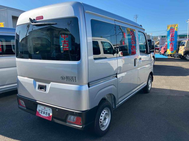 ハイゼットカーゴＤＸ４ＷＤ　ＣＶＴ　６６０ｃｃ　衝突被害軽減ブレーキ　横滑り防止装置　ＡＢＳ　運転席・助手席エアバッグ　パワーステアリング　アイドリングストップ　両側スライドドア　リヤヒーター　前席パワーウィンドウ（福島県）の中古車