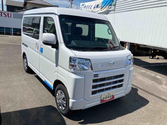 ハイゼットカーゴクルーズ４ＷＤ　ＣＶＴ　衝突被害軽減ブレーキ　横滑り防止装置　ＡＢＳ　アイドリングストップ　両側スライドドア　エアコン　パワーステアリング　運転席・助手席エアバッグ　前席パワーウィンドウ　届出済未使用車（福島県）の中古車