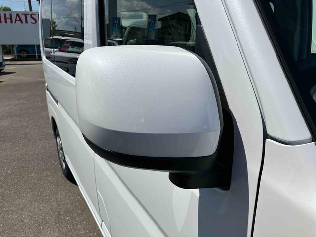 ハイゼットカーゴクルーズ４ＷＤ　ＣＶＴ　衝突被害軽減ブレーキ　横滑り防止装置　ＡＢＳ　アイドリングストップ　両側スライドドア　エアコン　パワーステアリング　運転席・助手席エアバッグ　前席パワーウィンドウ　届出済未使用車（福島県）の中古車