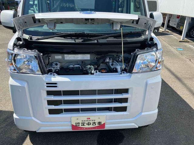 ハイゼットカーゴクルーズ４ＷＤ　ＣＶＴ　衝突被害軽減ブレーキ　横滑り防止装置　ＡＢＳ　アイドリングストップ　両側スライドドア　エアコン　パワーステアリング　運転席・助手席エアバッグ　前席パワーウィンドウ　届出済未使用車（福島県）の中古車