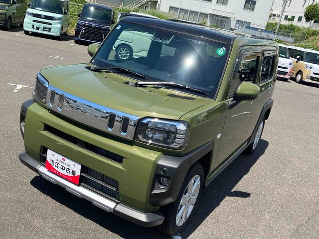 タフトＧターボ　クロムベンチャー４ＷＤ　ＣＶＴ　６６０ｃｃ　スカイフィールトップ　クルーズコントロール　衝突被害軽減ブレーキ　横滑り防止装置　ＡＢＳ　サイドエアバッグ　アイドリングストップ　プッシュボタンスタート　前席シートヒーター（福島県）の中古車