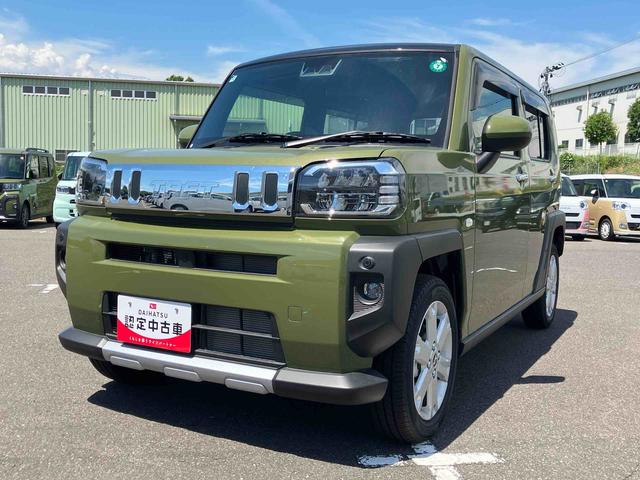 タフトＧターボ　クロムベンチャー４ＷＤ　ＣＶＴ　６６０ｃｃ　スカイフィールトップ　クルーズコントロール　衝突被害軽減ブレーキ　横滑り防止装置　ＡＢＳ　サイドエアバッグ　アイドリングストップ　プッシュボタンスタート　前席シートヒーター（福島県）の中古車