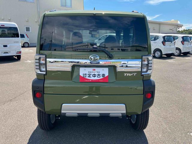 タフトＧターボ　クロムベンチャー４ＷＤ　ＣＶＴ　６６０ｃｃ　スカイフィールトップ　クルーズコントロール　衝突被害軽減ブレーキ　横滑り防止装置　ＡＢＳ　サイドエアバッグ　アイドリングストップ　プッシュボタンスタート　前席シートヒーター（福島県）の中古車