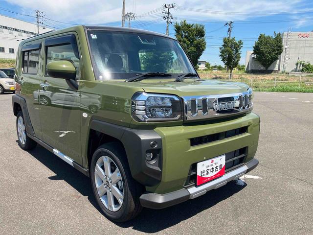 タフトＧターボ　クロムベンチャー４ＷＤ　ＣＶＴ　６６０ｃｃ　スカイフィールトップ　クルーズコントロール　衝突被害軽減ブレーキ　横滑り防止装置　ＡＢＳ　サイドエアバッグ　アイドリングストップ　プッシュボタンスタート　前席シートヒーター（福島県）の中古車
